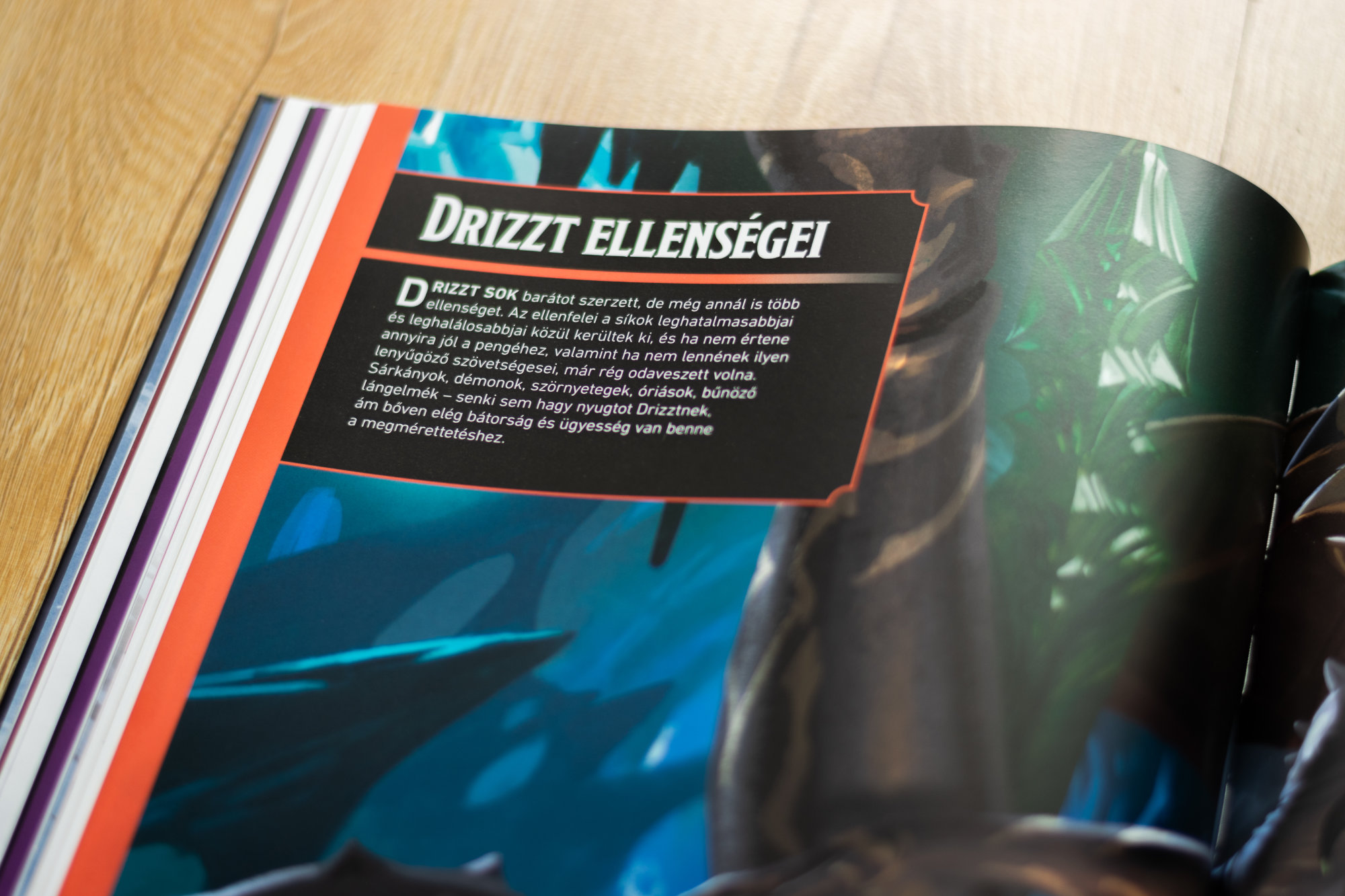 A Képes útmutató egyik fejezete kifejezetten Drizzt legismertebb ellenségeiről szól.